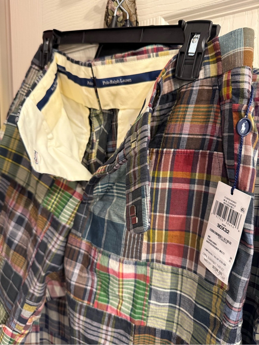 Polo by Ralph Lauren Multicolor Patchwork Plaid Shorts